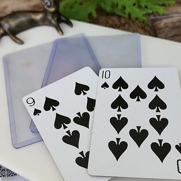 Tiffany & Co. Elegant Black Spade Playing Cards Set Of 2 9♠️ And 10♠️ - Picture 4 of 4